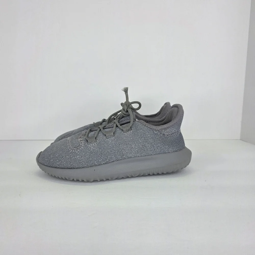 Adidas Kids Girl Tubular Shadow Grey Three Eva Midsole Althletic Sneakers Size 1